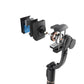 Portable Gimbal Stabilizer Selfie Stick Tripod with Built-In Extension Rod Q08