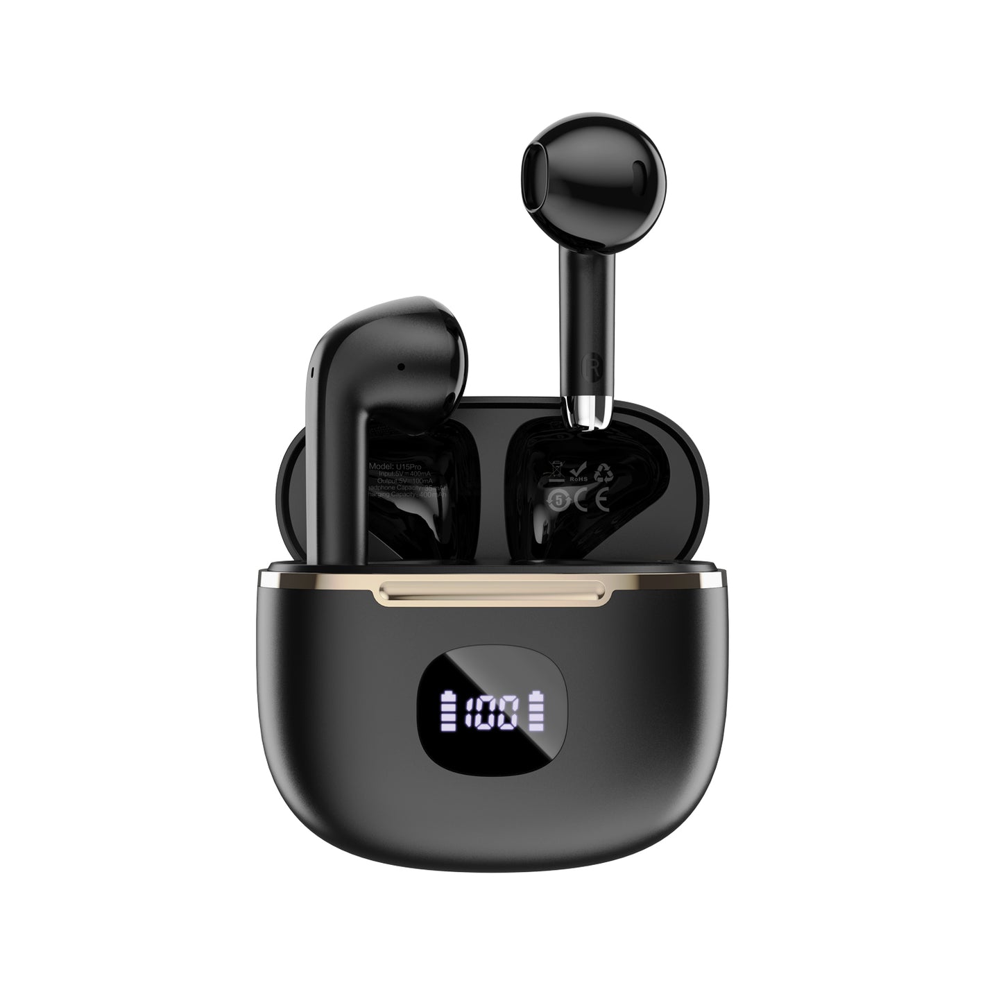 TWS LED Display Noice Cancellation Ear Buds U15Pro